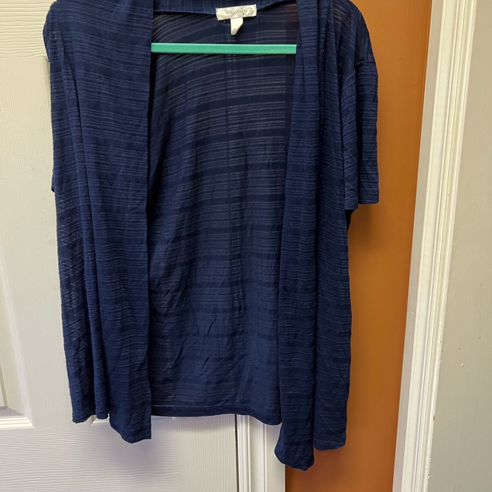 Dress Barn Navy Blue Cardigan
